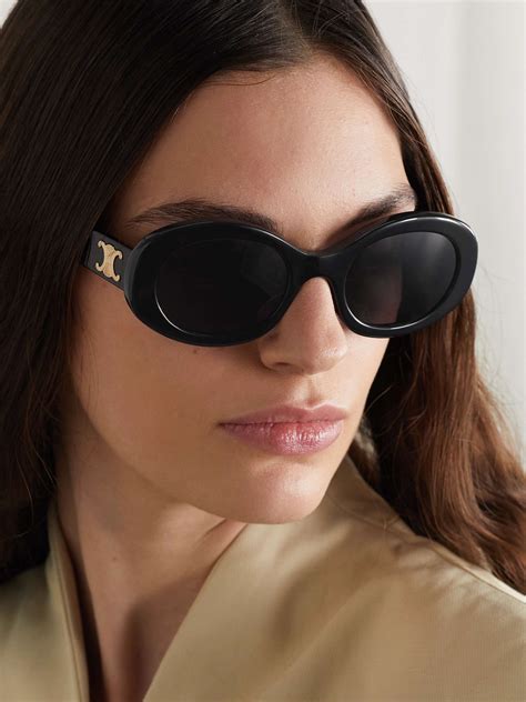 celine triomphe 10 sunglasses|TRIOMPHE XL 01 SUNGLASSES IN ACETATE .